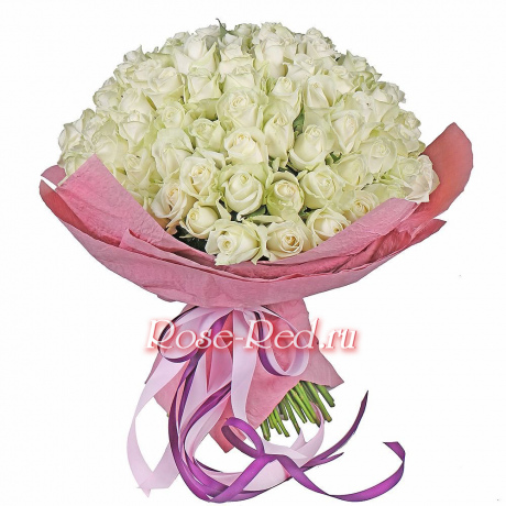 Любавушка 101 Роза белая